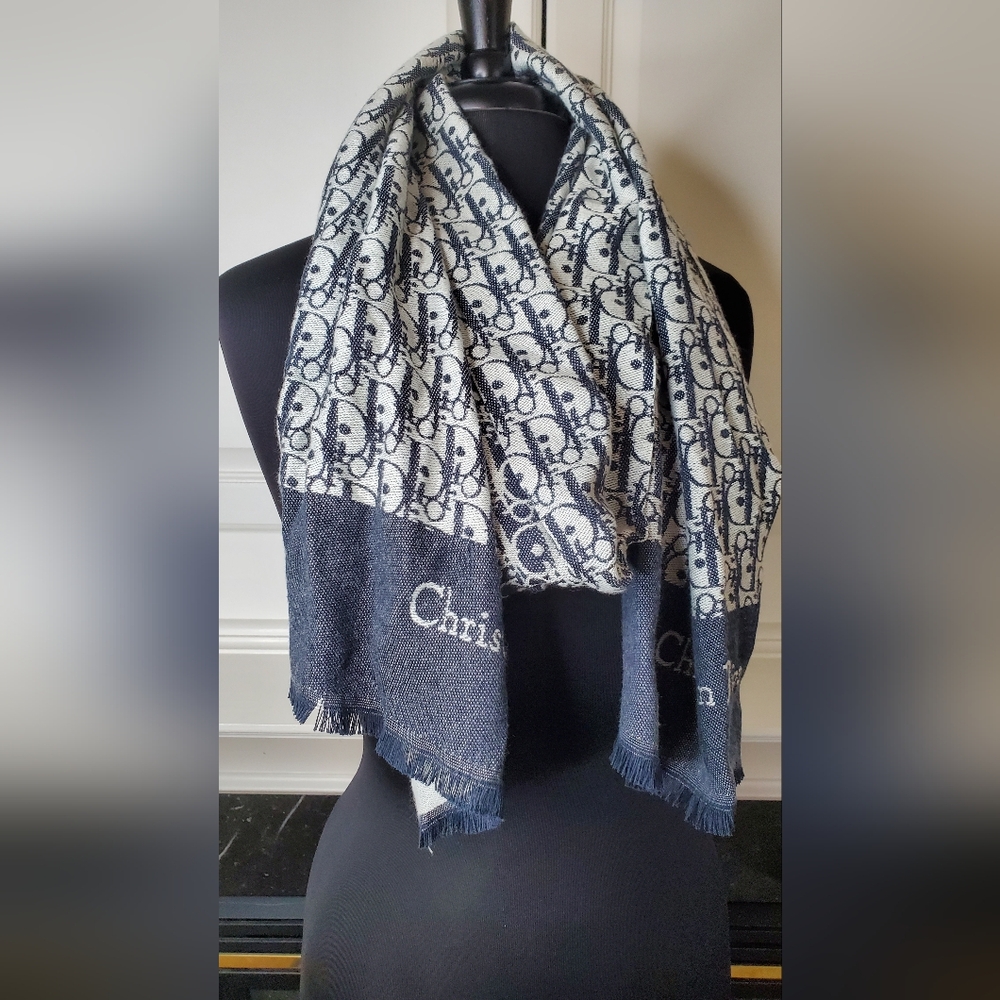 LOGO Blue Scarf - Picture 5 of 6